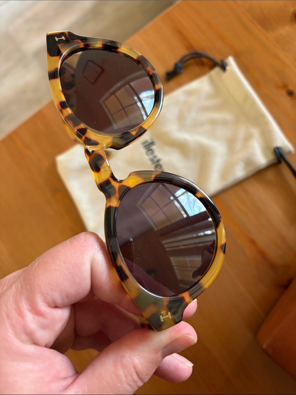 Illesteva Tortoiseshell Leonard Sunglasses - Picture 2 of 6